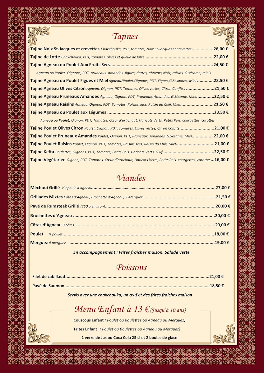 Menu Le Berbère-3